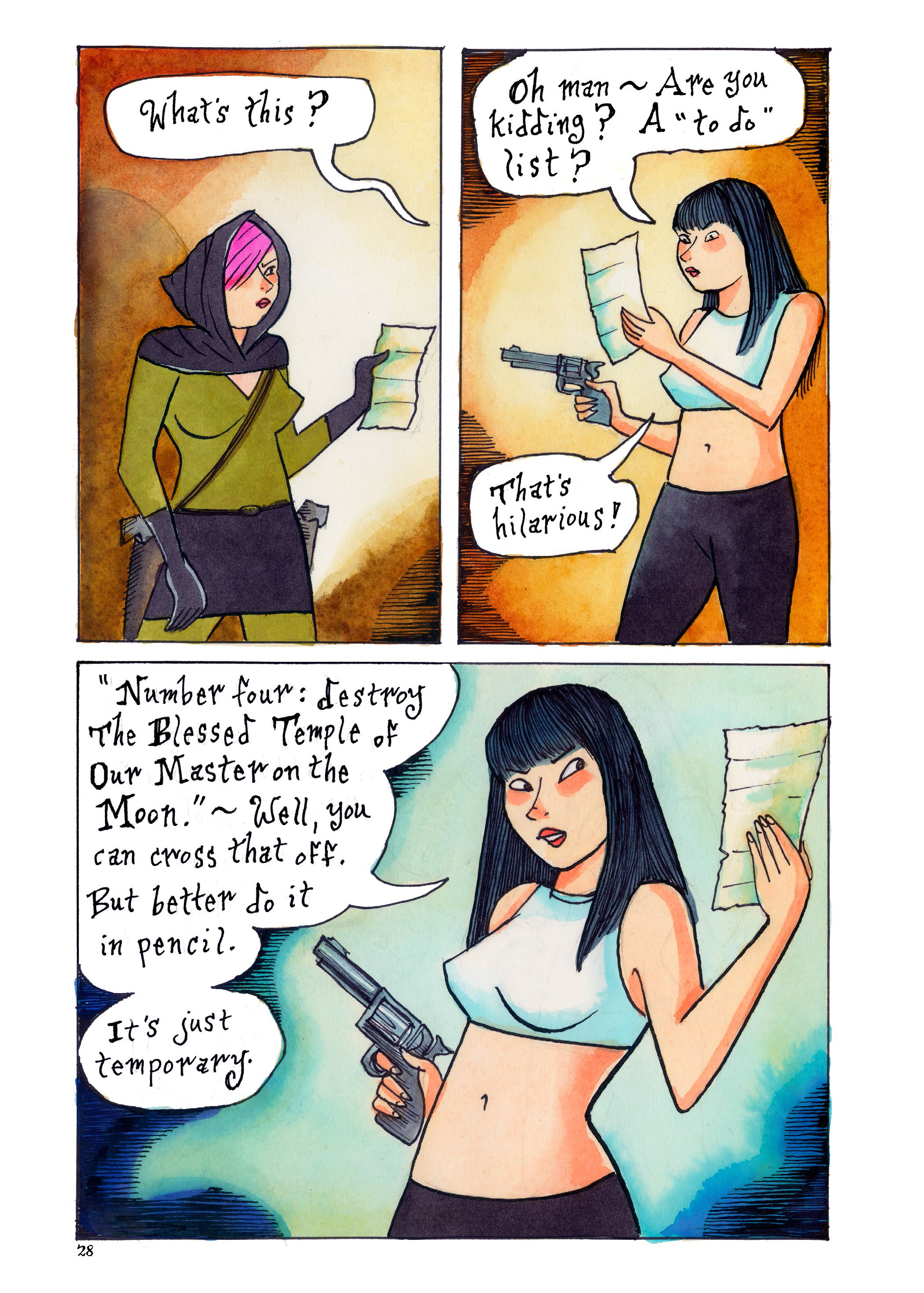 Read online Violenzia and Other Deadly Amusements comic -  Issue # TPB - 29