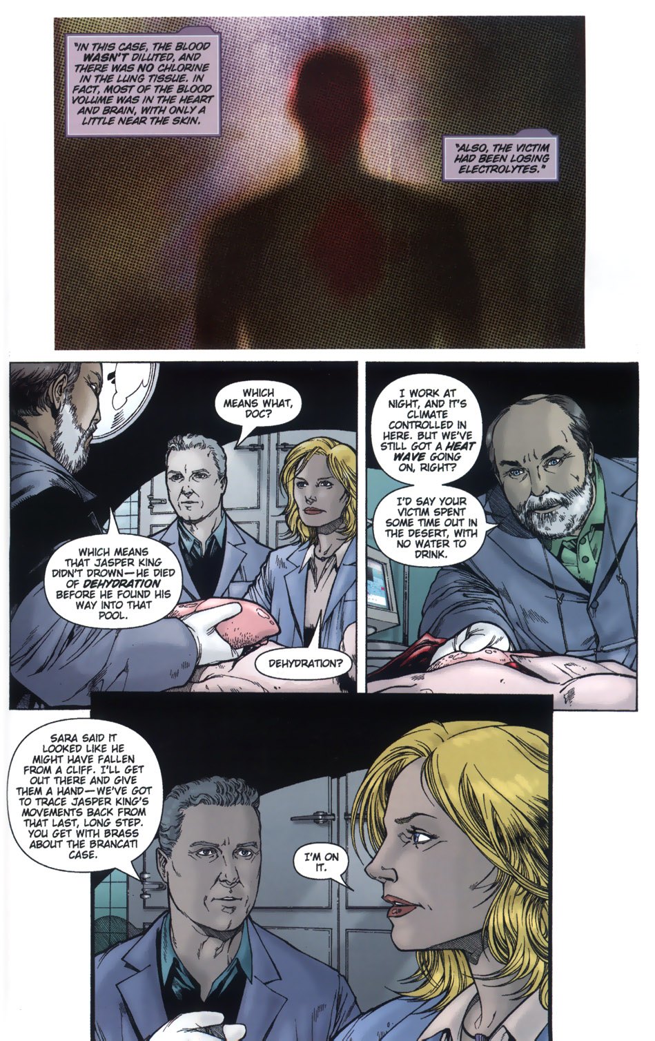 Read online CSI: Crime Scene Investigation: Thicker Than Blood comic -  Issue # Full - 35