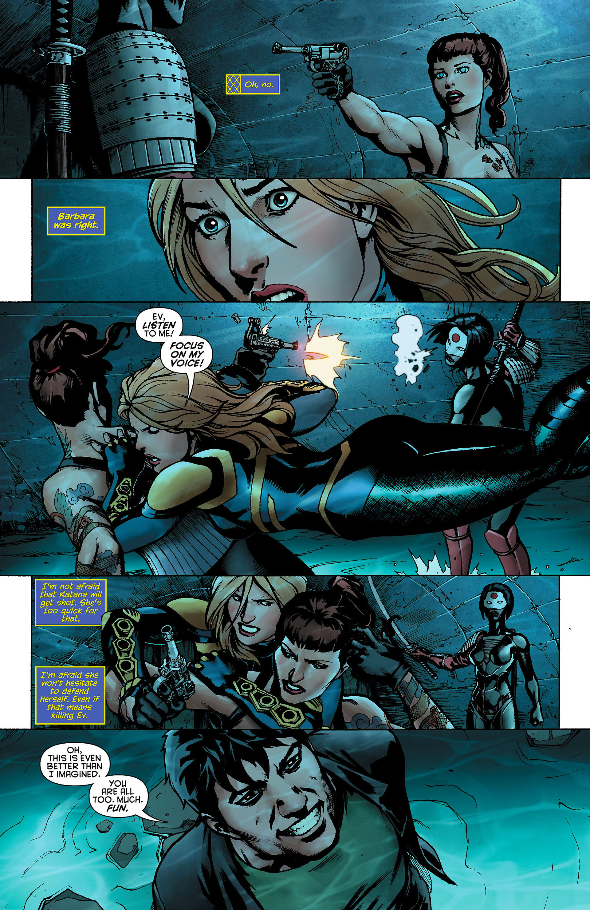 Read online Birds of Prey (2011) comic -  Issue #7 - 16