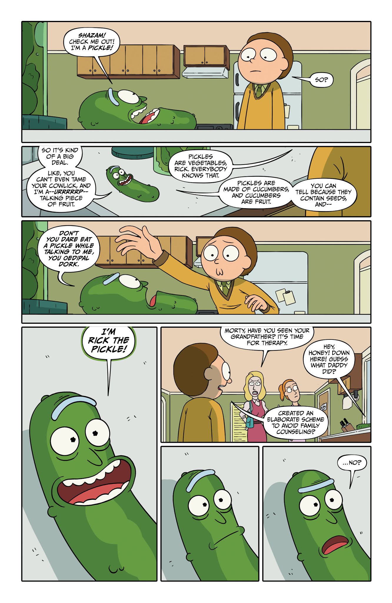 Read online Rick and Morty Presents: Pickle Rick comic -  Issue # Full - 4