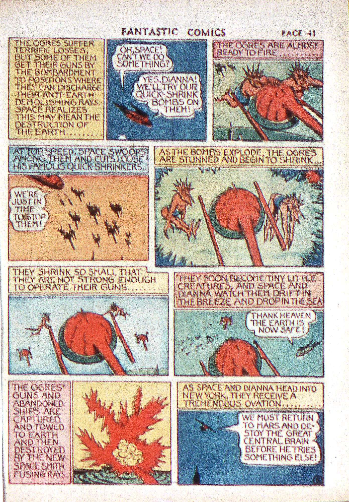 Read online Fantastic Comics comic -  Issue #2 - 42