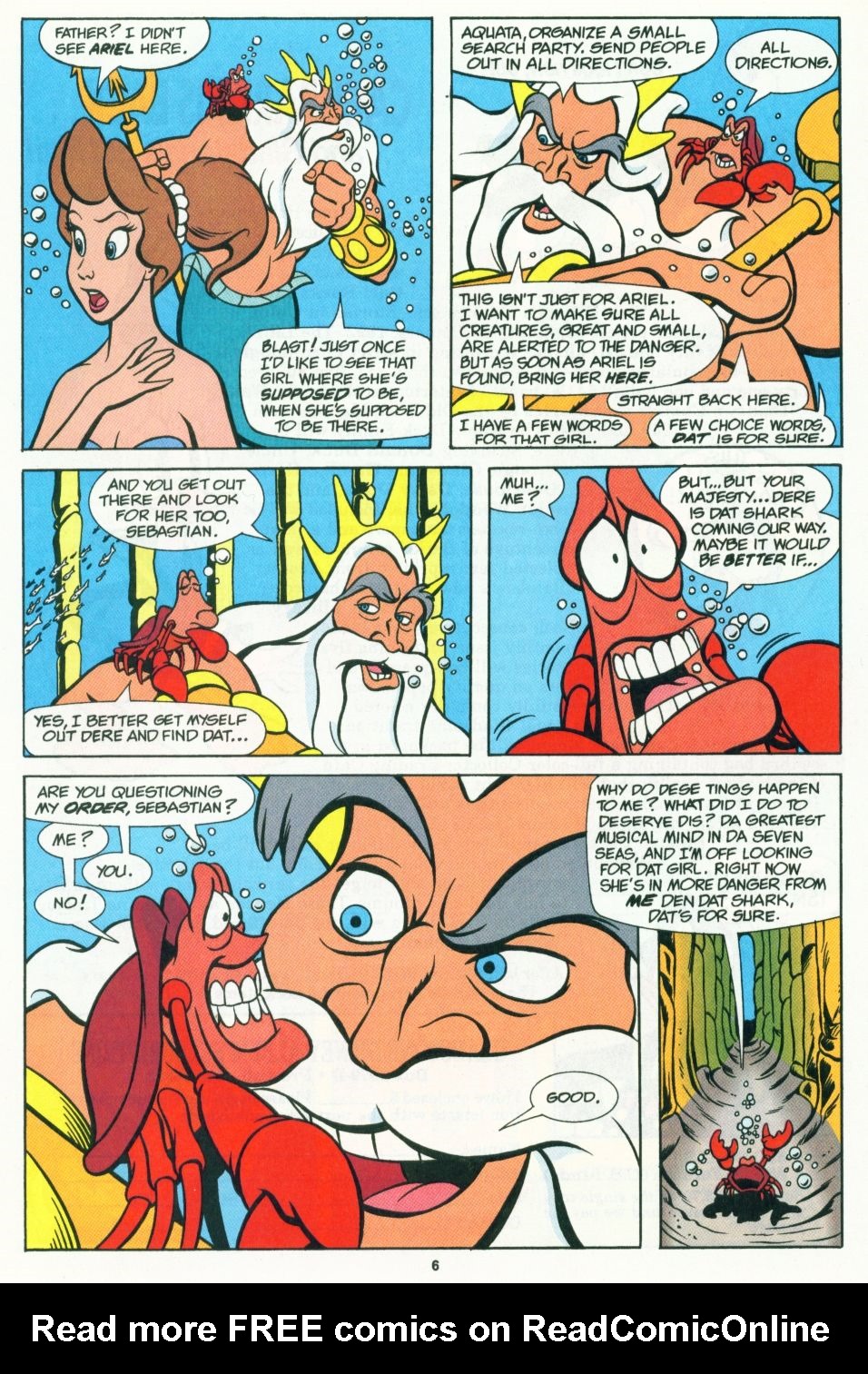 Read online Disney's The Little Mermaid Limited Series comic -  Issue #3 - 7