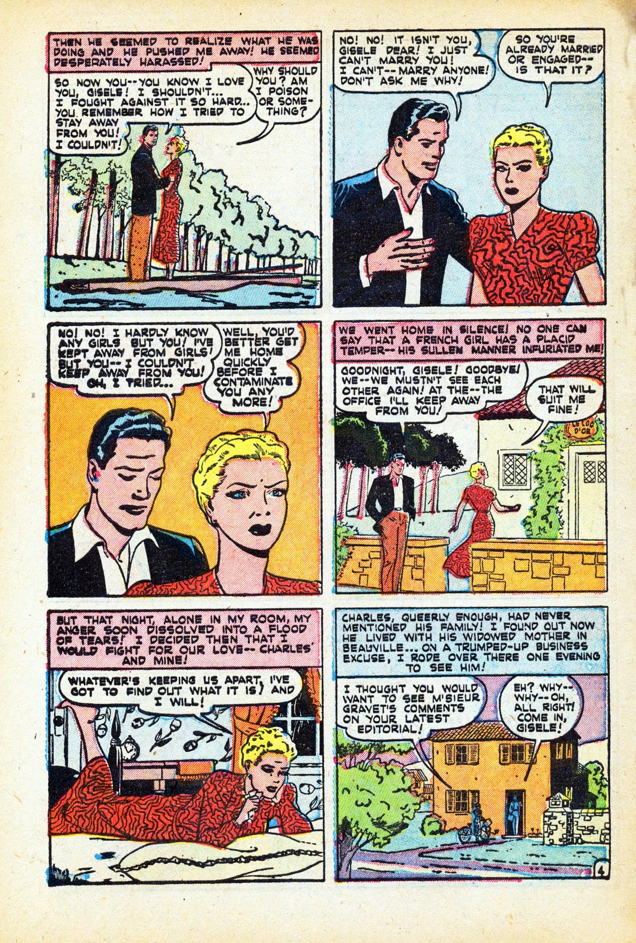 Read online Girl Comics (1949) comic -  Issue #1 - 6