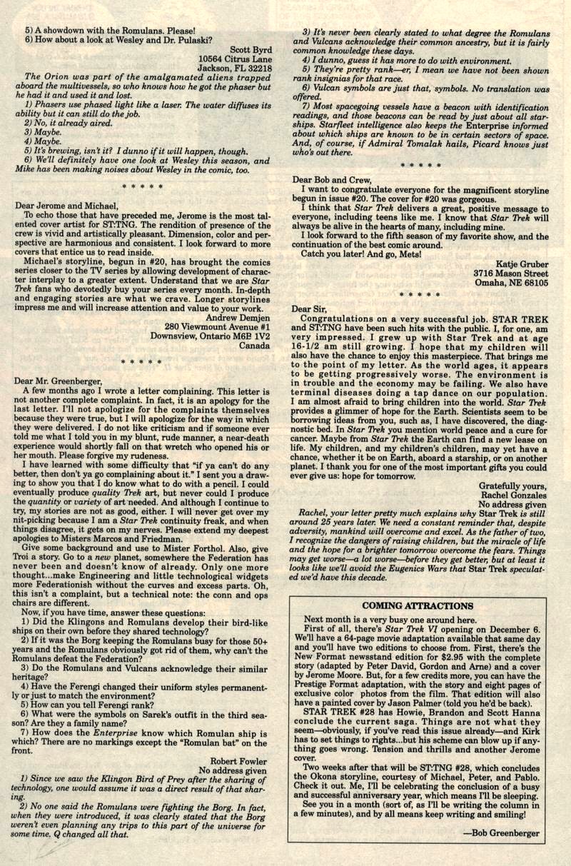 Read online Star Trek: The Next Generation (1989) comic -  Issue #27 - 27