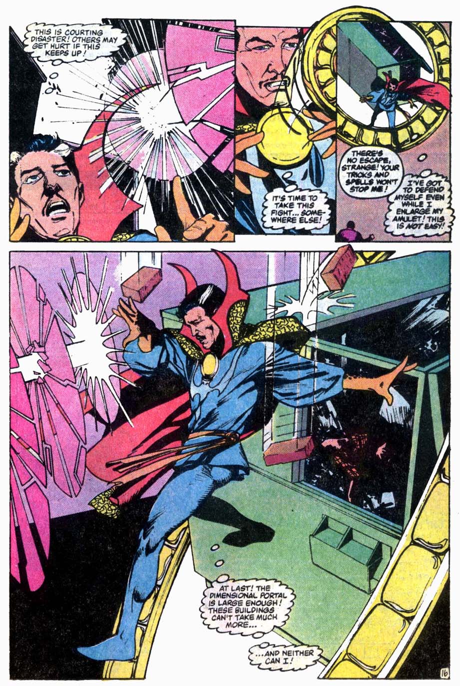 Read online Doctor Strange (1974) comic -  Issue #63 - 17