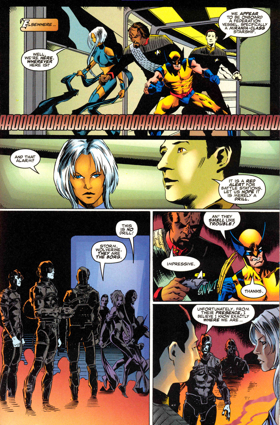Read online Star Trek: The Next Generation/X-Men: Second Contact comic -  Issue # Full - 30