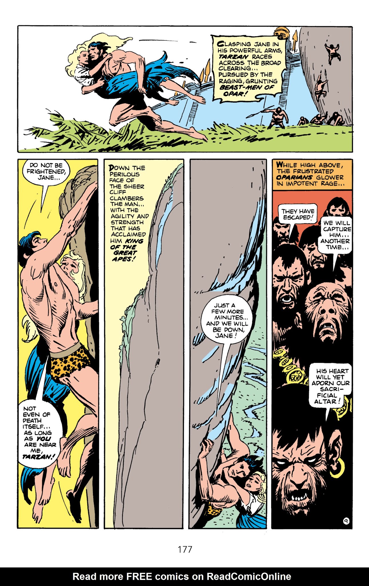 Read online Edgar Rice Burroughs' Tarzan The Joe Kubert Years comic -  Issue # TPB 2 (Part 2) - 71