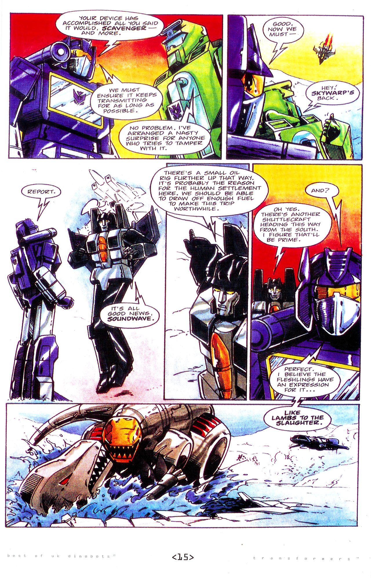Read online The Transformers: Best of UK: Dinobots comic -  Issue #3 - 18