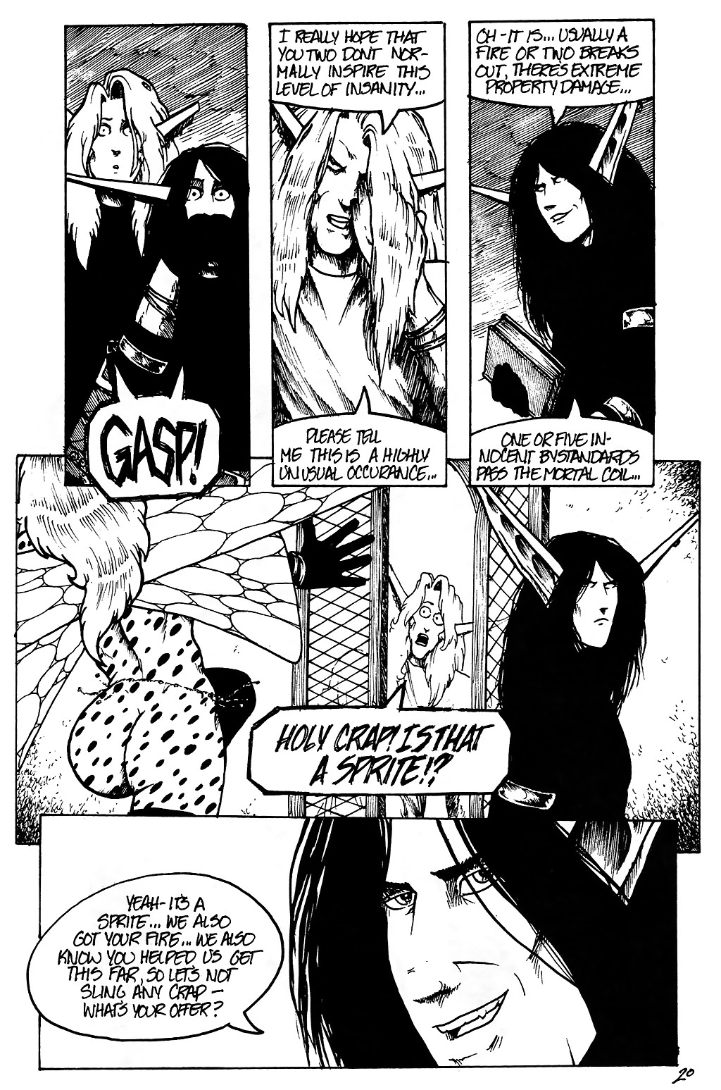 Read online Poison Elves (1995) comic -  Issue #58 - 22