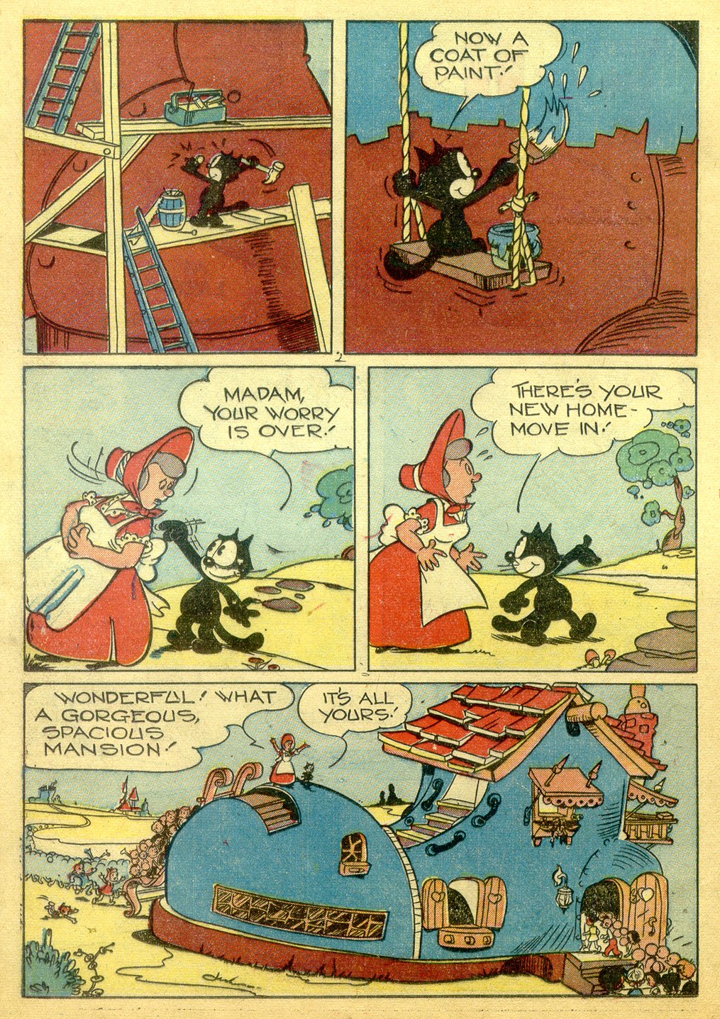 Read online Felix the Cat (1948) comic -  Issue #4 - 16