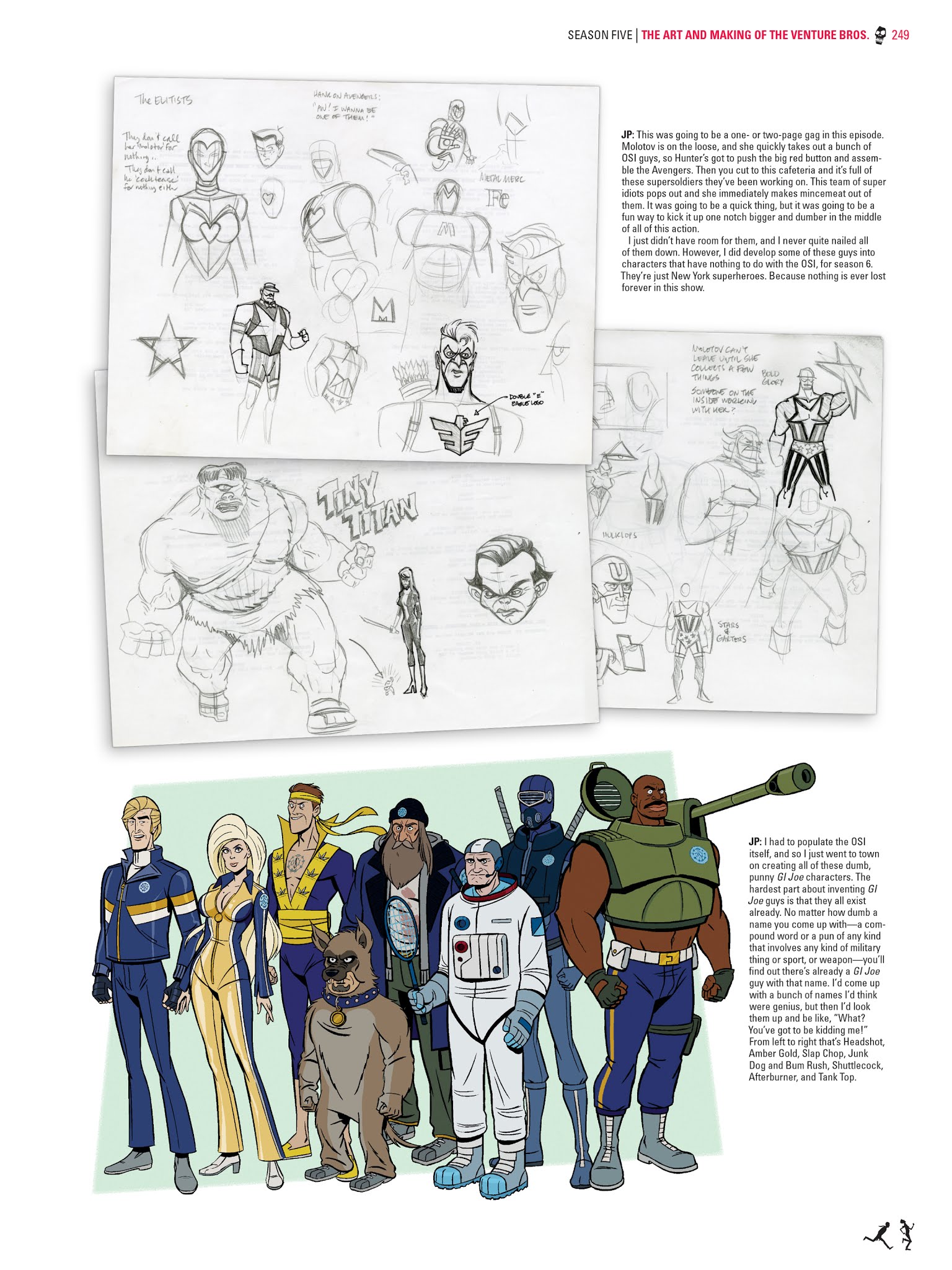 Read online Go Team Venture!: The Art and Making of The Venture Bros. comic -  Issue # TPB (Part 3) - 48