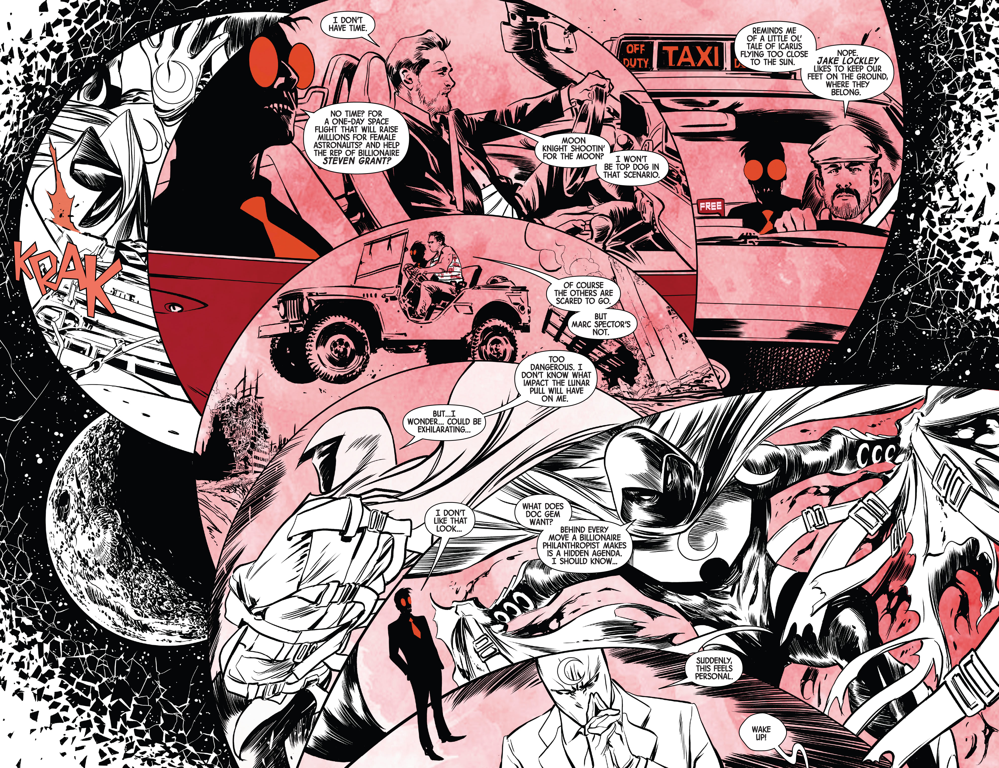 Read online Moon Knight: Black, White & Blood comic -  Issue #3 - 29