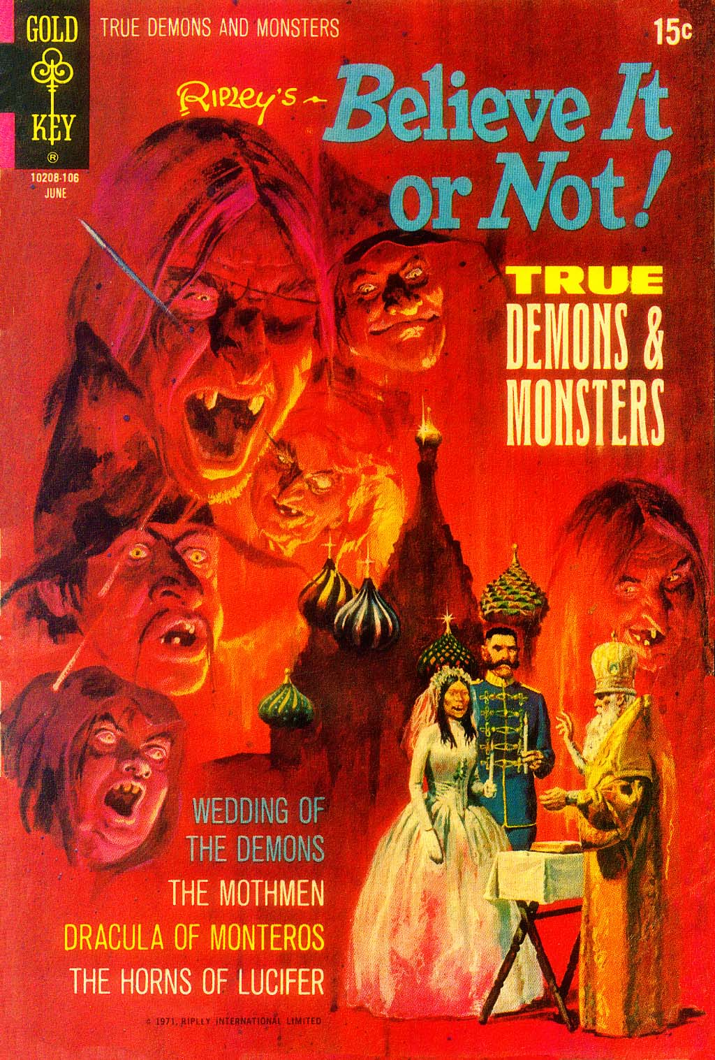 Read online Ripley's Believe it or Not! (1965) comic -  Issue #26 - 1