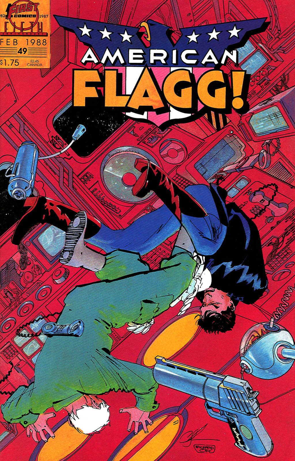 Read online American Flagg! comic -  Issue #49 - 1