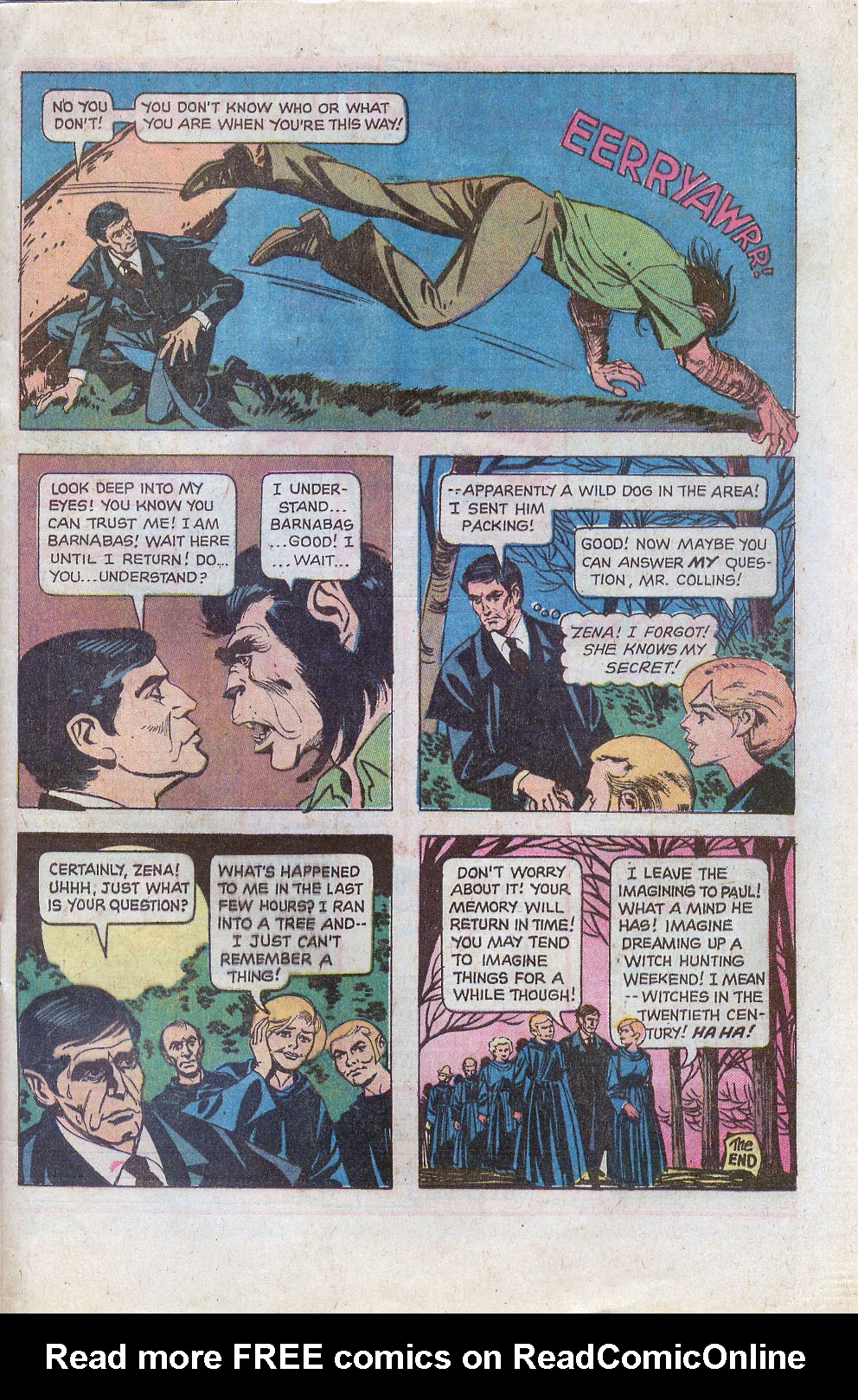 Read online Dark Shadows (1969) comic -  Issue #30 - 33