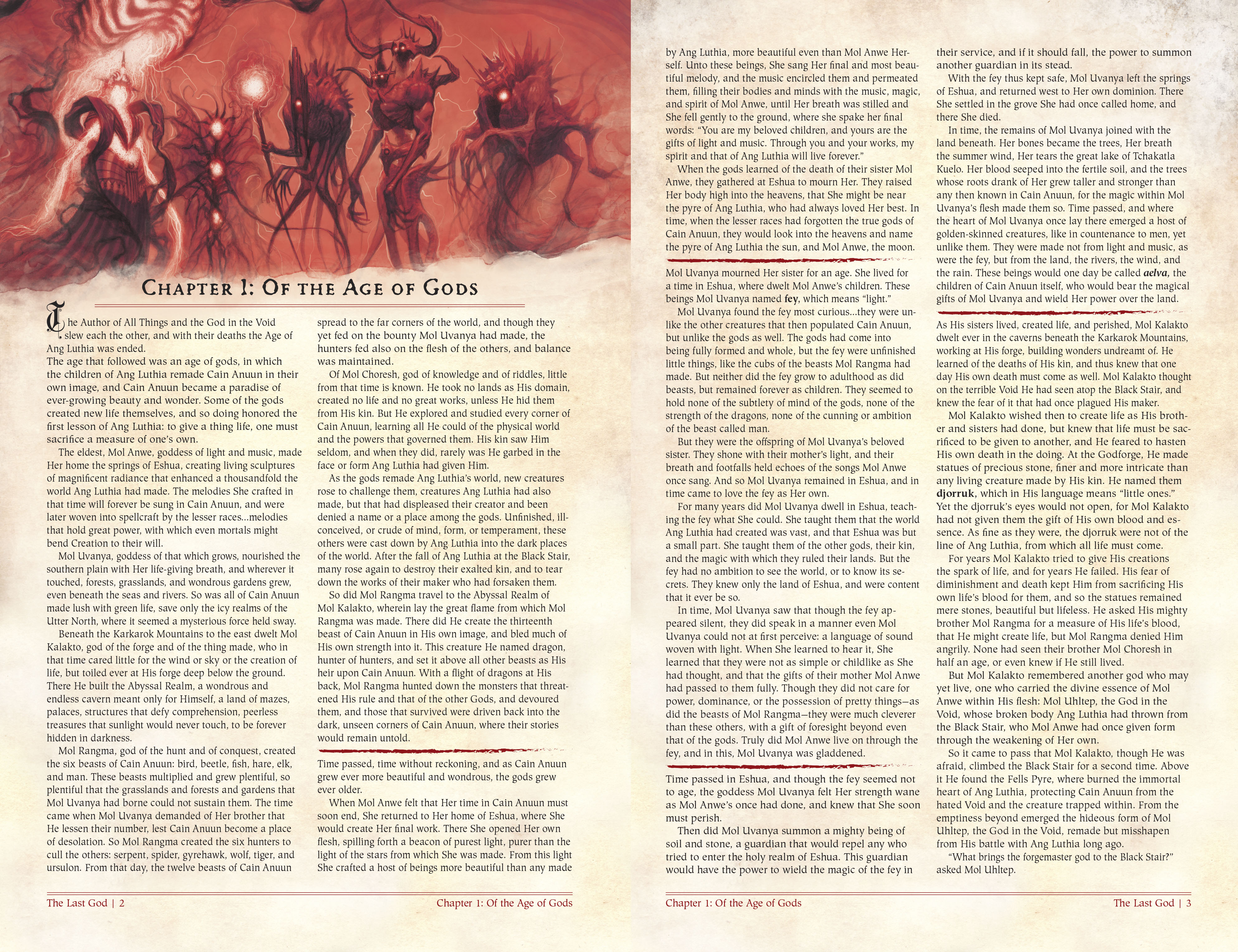 Read online The Last God: Tales From the Book of Ages comic -  Issue # Full - 4