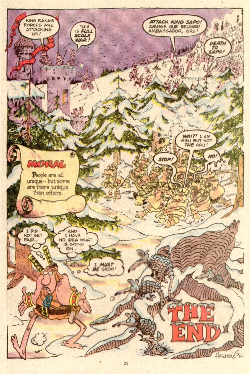 Read online Sergio Aragonés Groo the Wanderer comic -  Issue #22 - 25