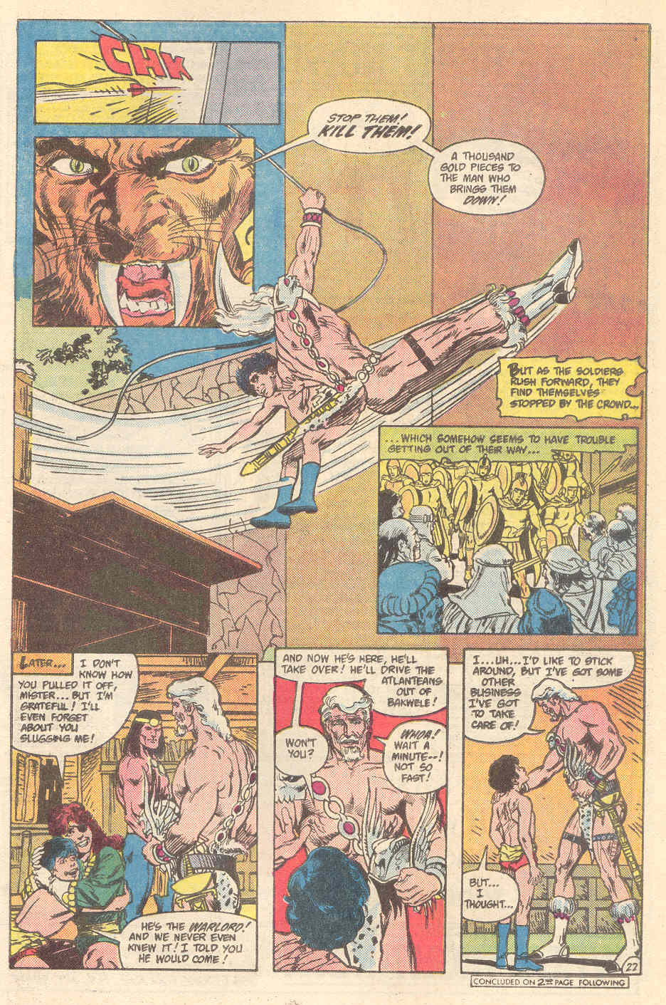 Read online Warlord (1976) comic -  Issue #89 - 22