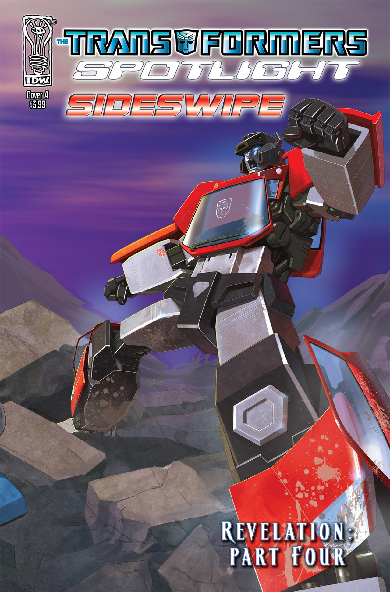 Read online Transformers Spotlight: Sideswipe comic -  Issue # Full - 1