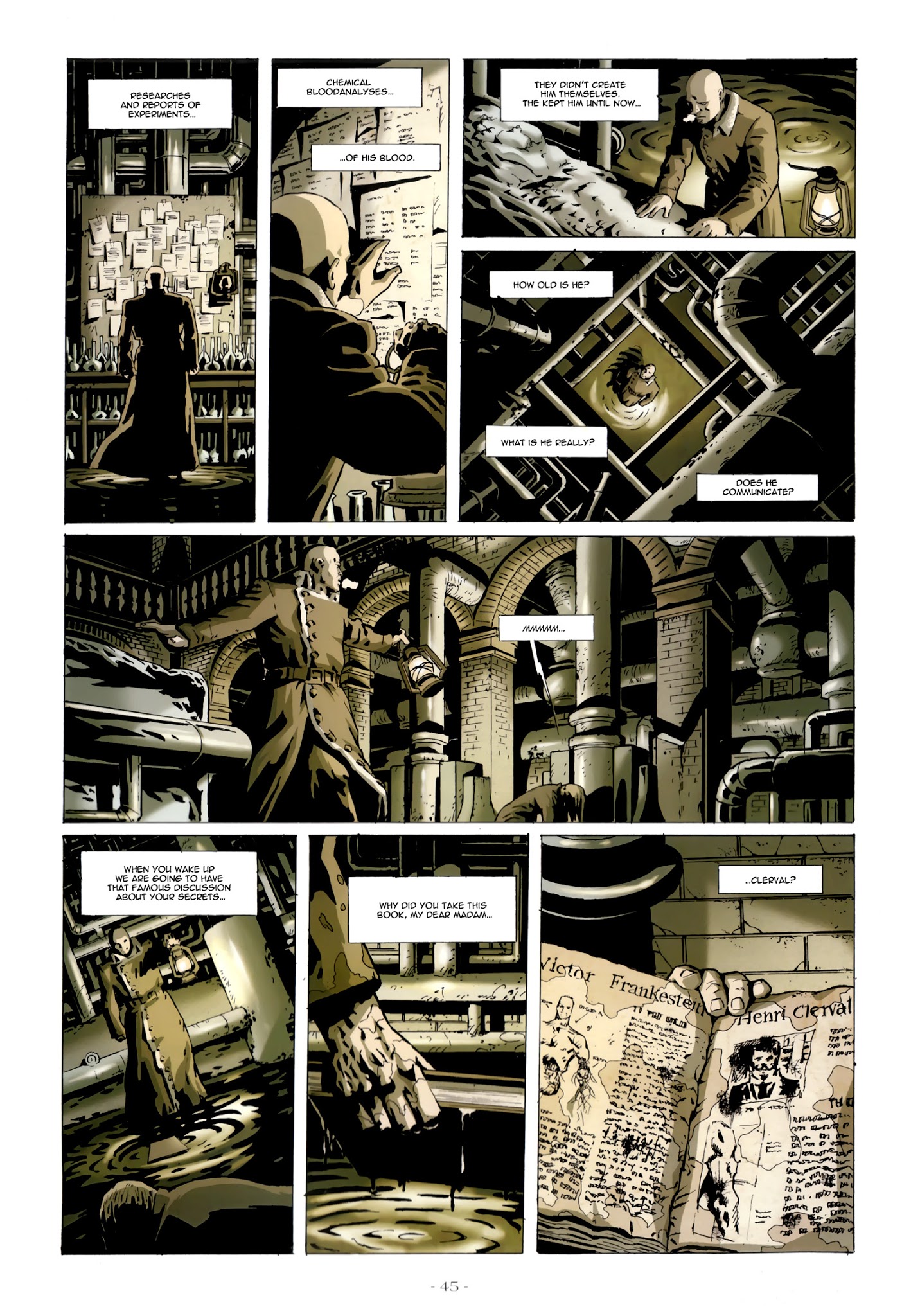 Read online Mister Hyde contre Frankenstein comic -  Issue #1 - 46