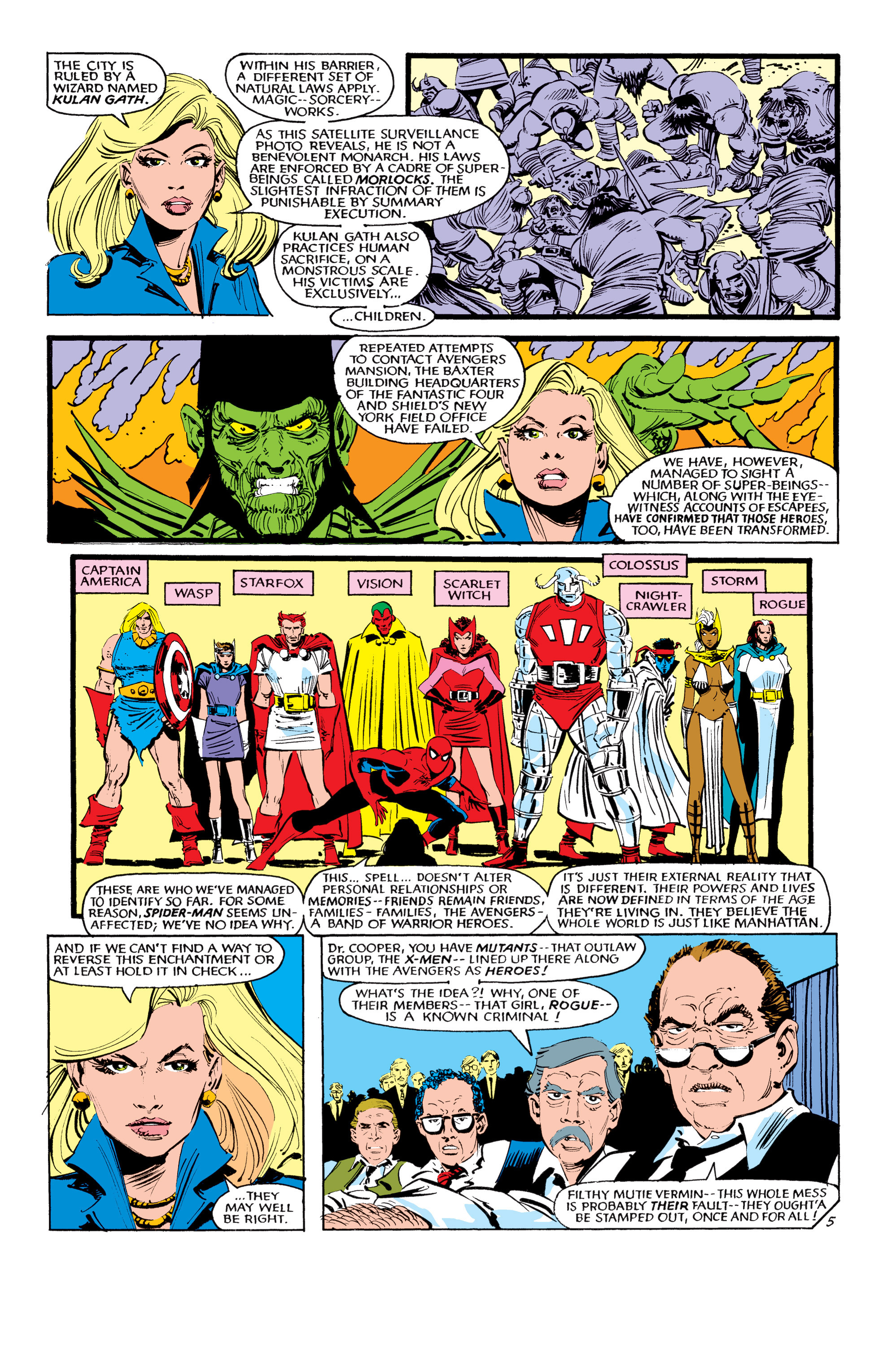 Read online Uncanny X-Men (1963) comic -  Issue #190 - 5