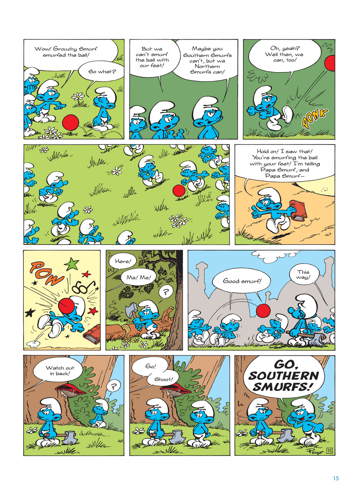 Read online The Smurfs comic -  Issue #12 - 15