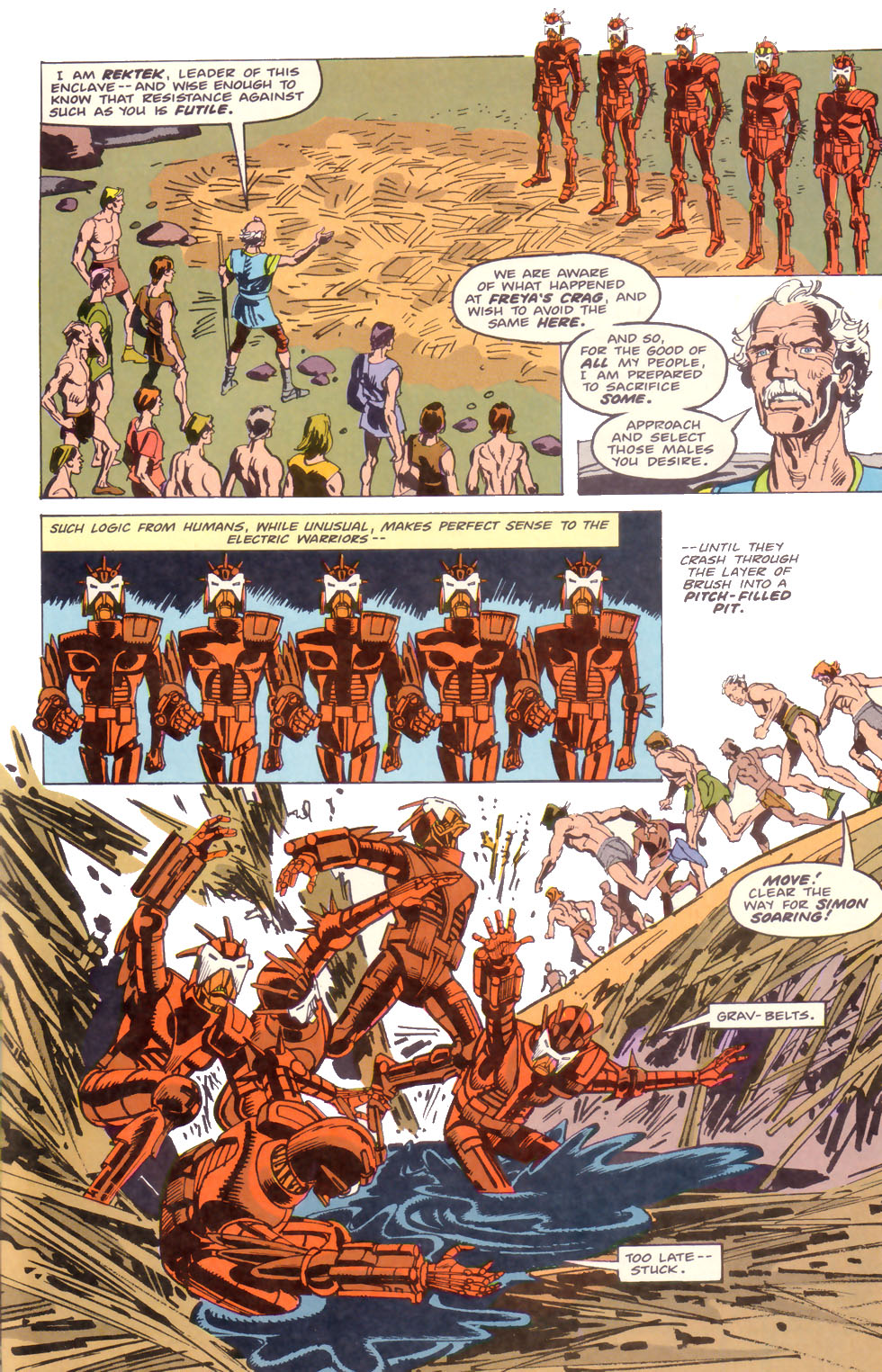 Read online Electric Warrior comic -  Issue #4 - 21