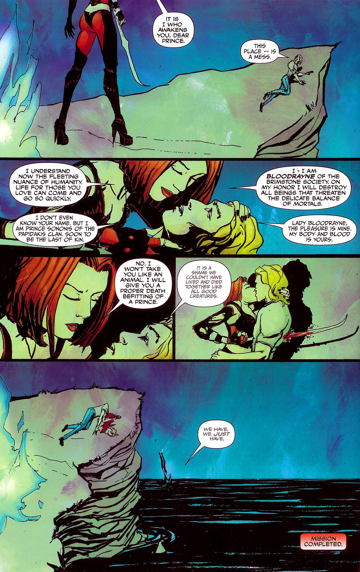 Read online BloodRayne: Seeds of Sin comic -  Issue # Full - 20