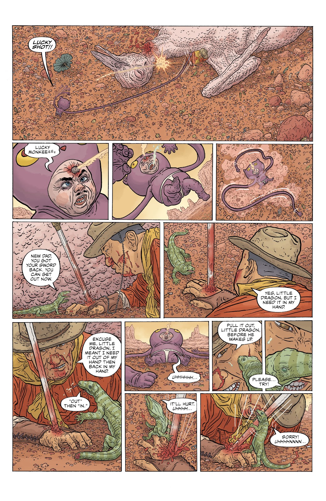 Shaolin Cowboy: Cruel to Be Kin issue 3 - Page 14