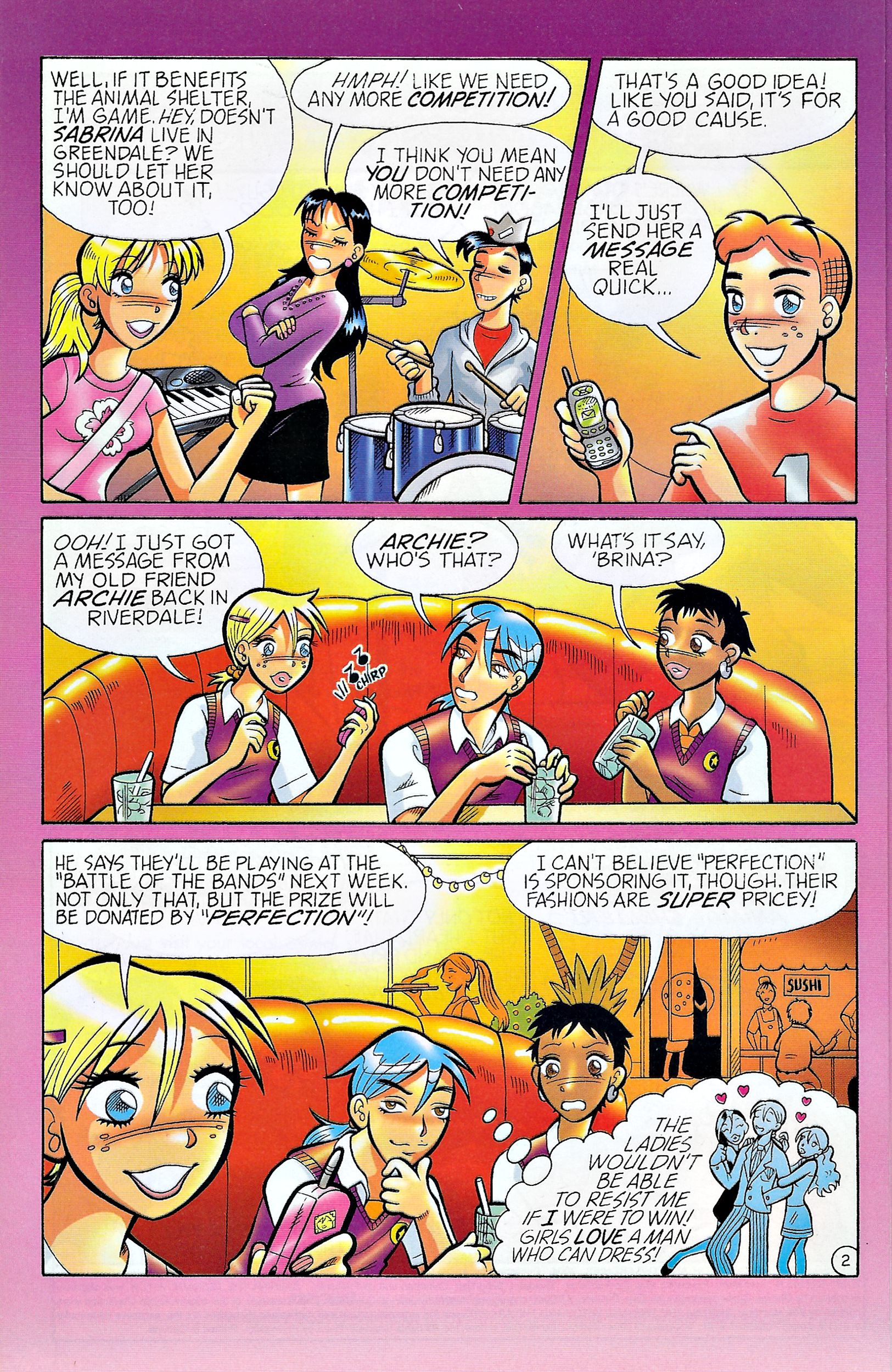 Read online Sabrina the Teenage Witch and the Archies comic -  Issue # Full - 4