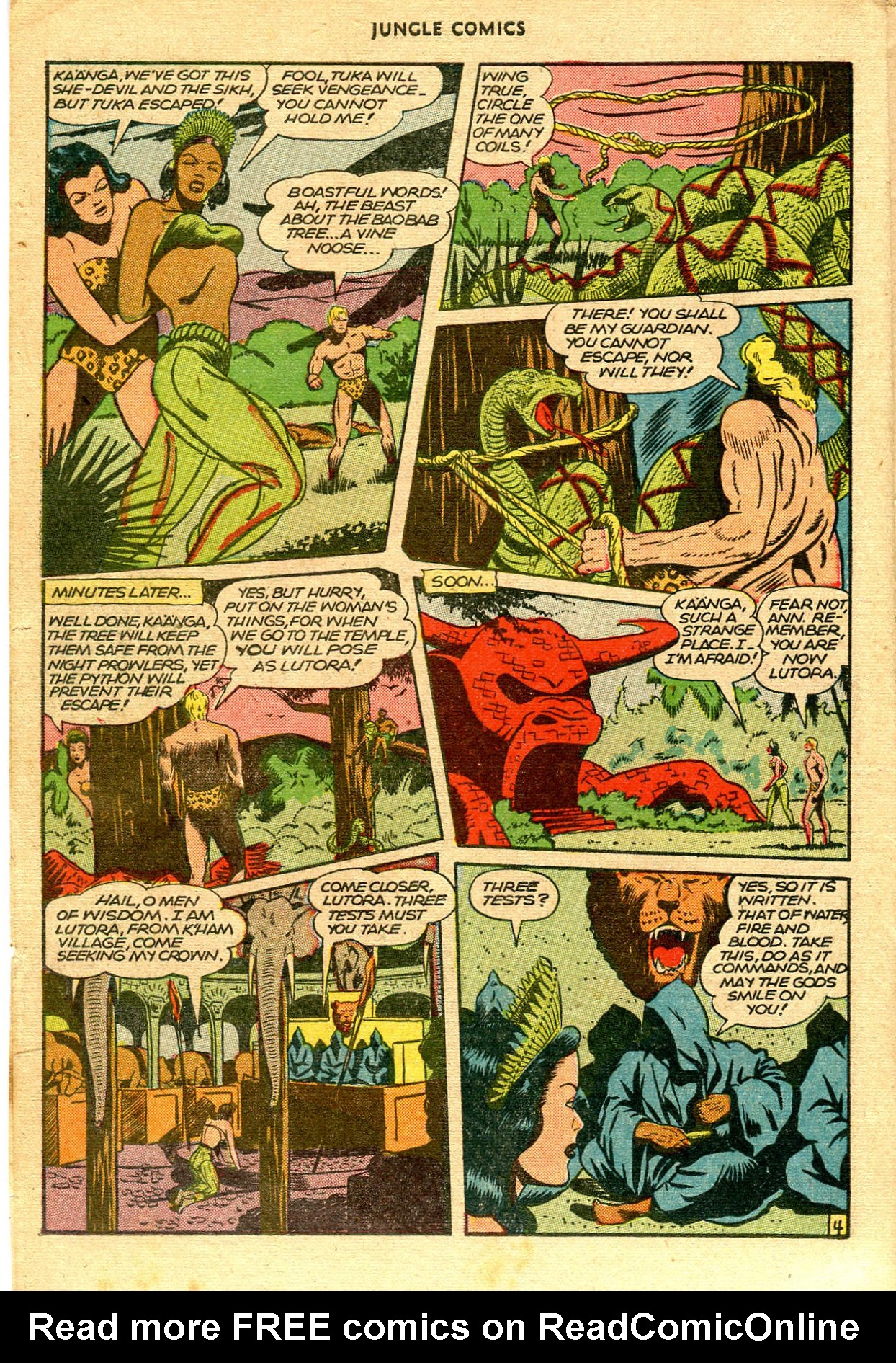 Read online Jungle Comics comic -  Issue #75 - 6