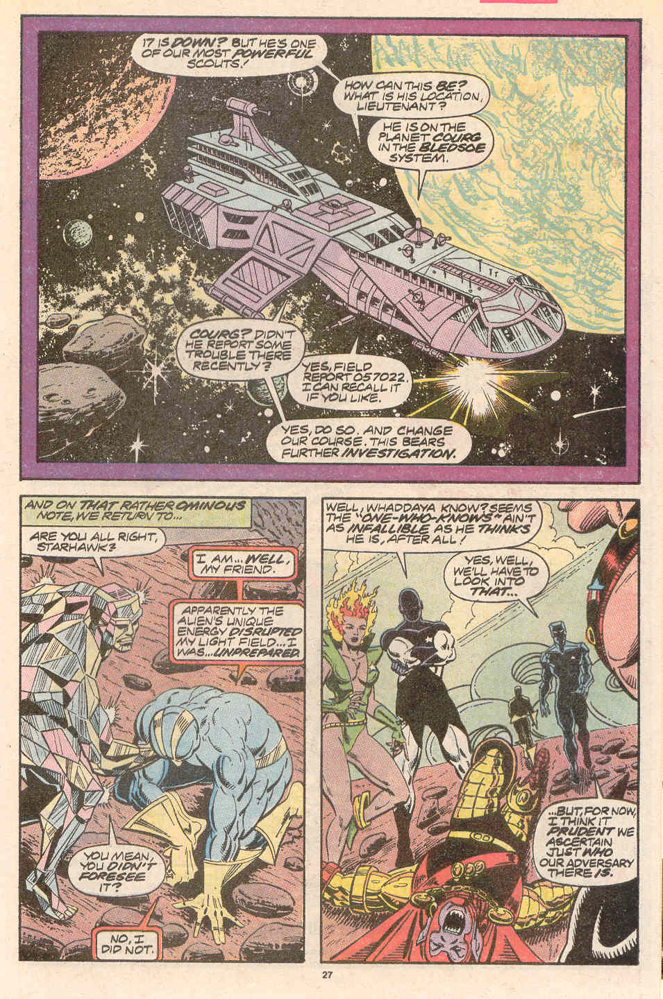 Read online Guardians of the Galaxy (1990) comic -  Issue #1 - 21