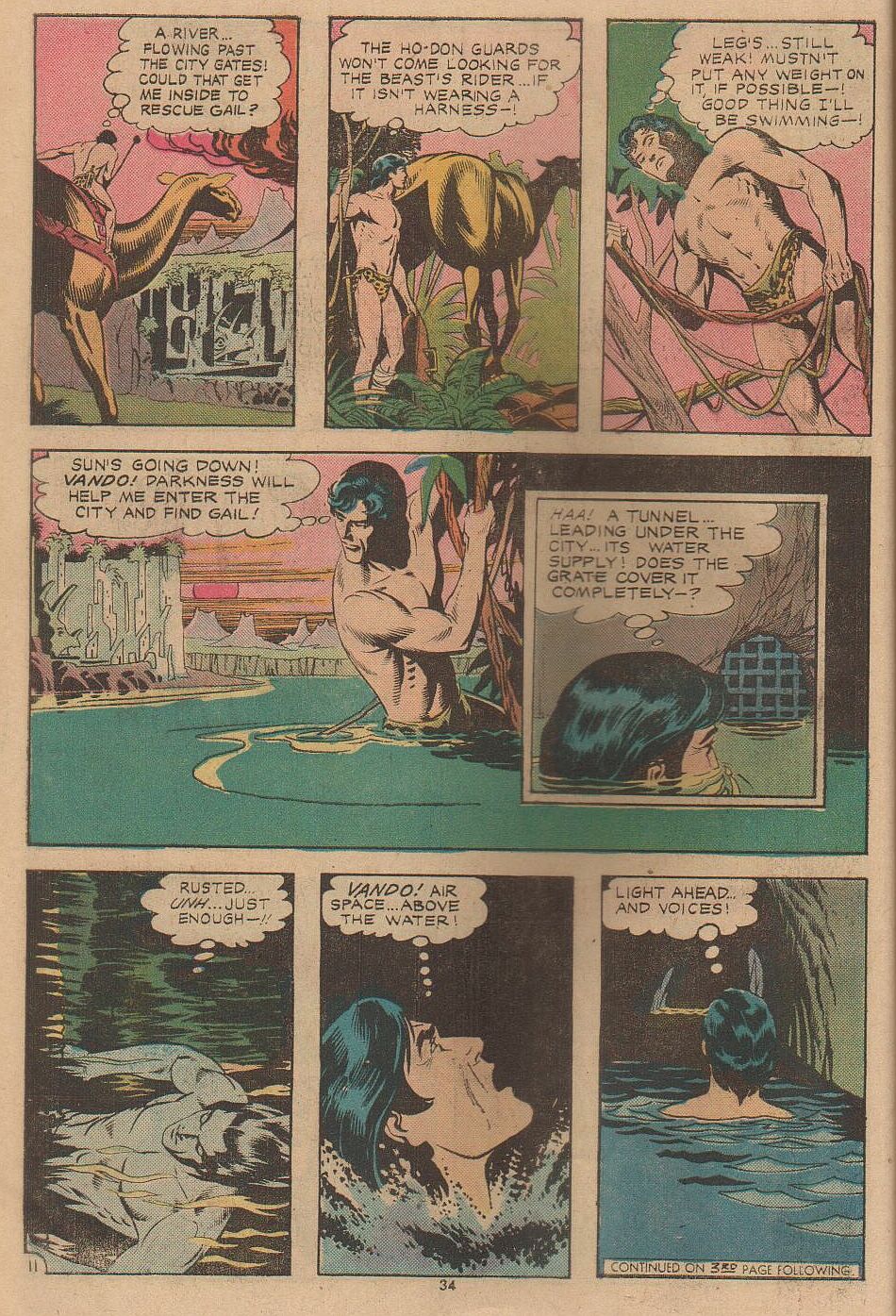 Read online Tarzan (1972) comic -  Issue #233 - 33