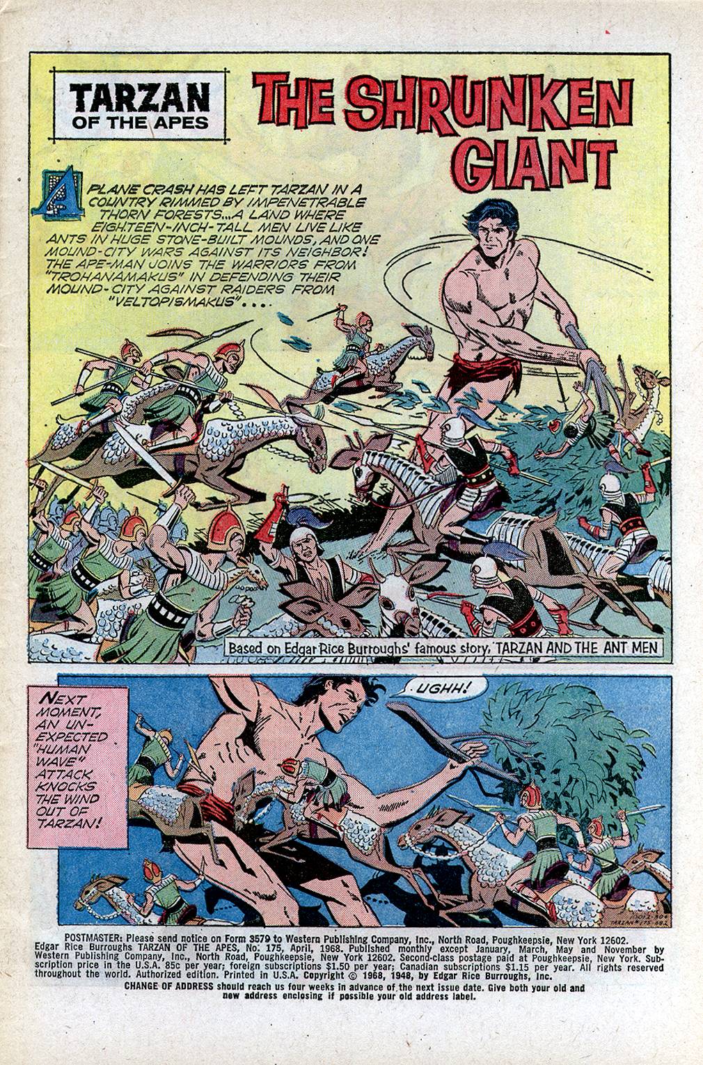 Read online Tarzan (1962) comic -  Issue #175 - 3