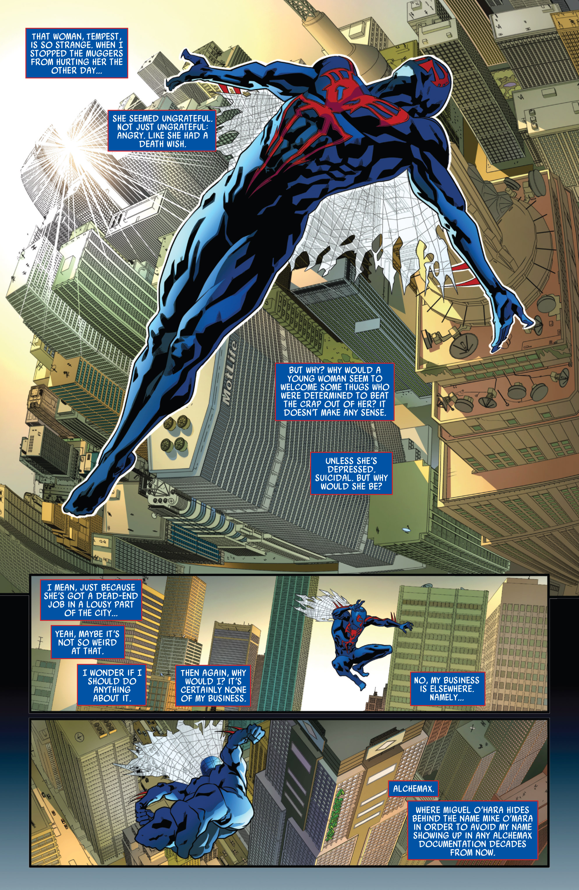 Read online Spider-Man 2099 (2014) comic -  Issue #1 - 8