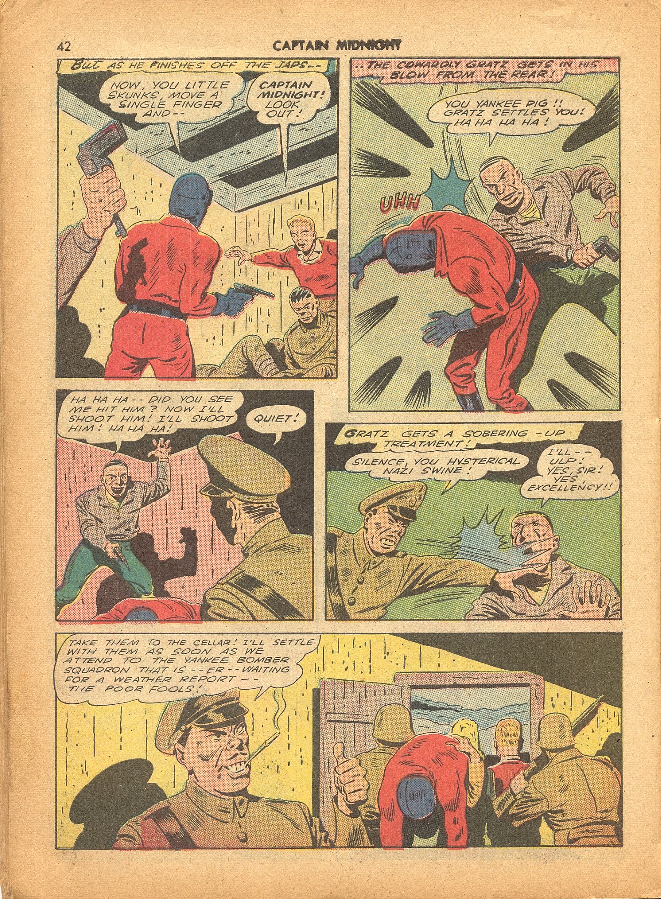 Read online Captain Midnight (1942) comic -  Issue #4 - 43