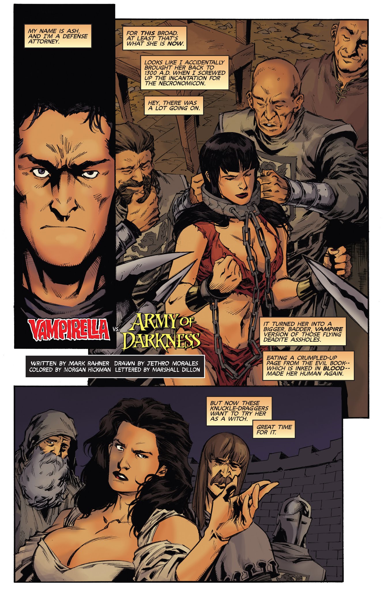 Read online Vampirella/Army of Darkness comic -  Issue #3 - 4
