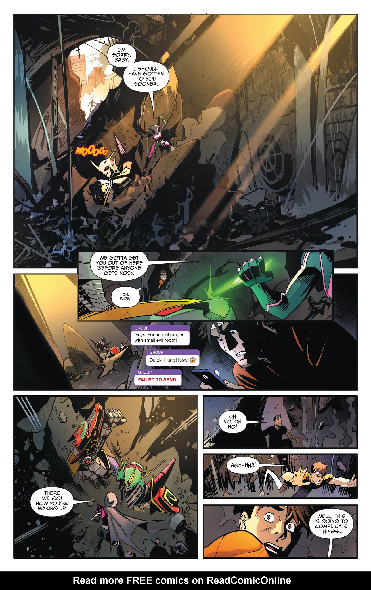 Read online Saban's Go Go Power Rangers comic -  Issue #12 - 12
