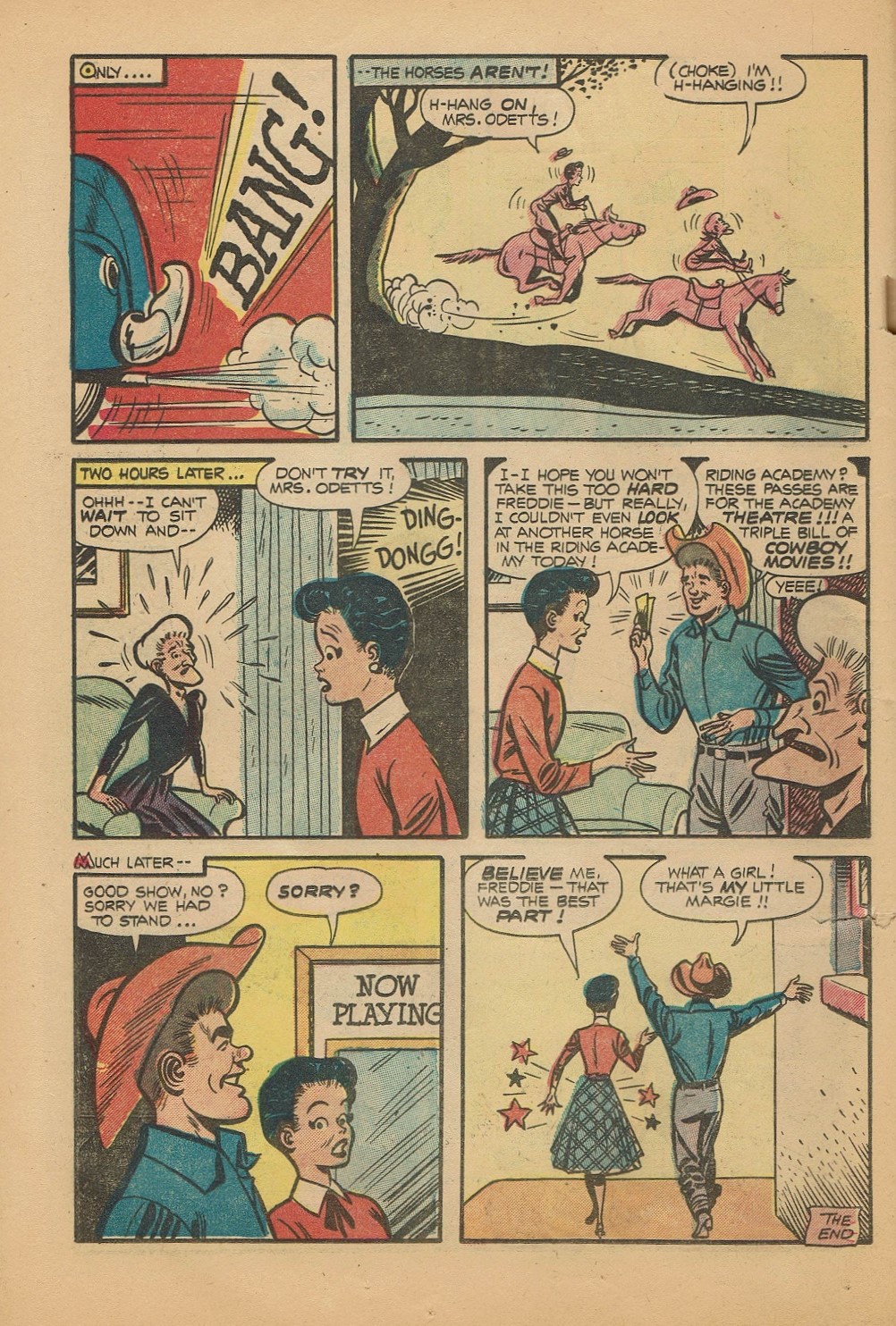Read online My Little Margie (1954) comic -  Issue #7 - 21