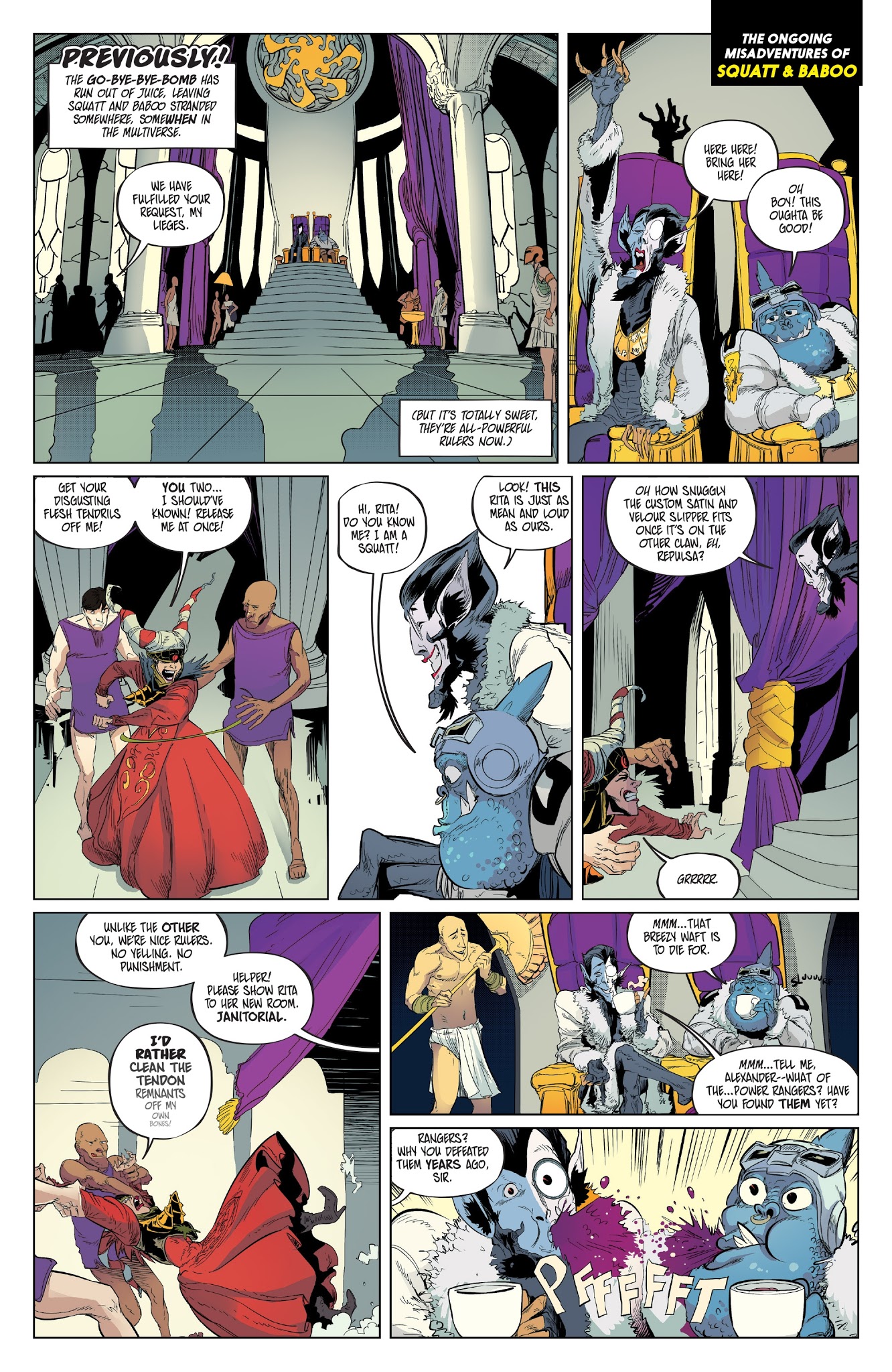 Read online Mighty Morphin Power Rangers comic -  Issue #22 - 23