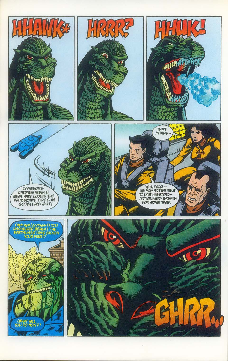 Read online Godzilla (1995) comic -  Issue #6 - 14