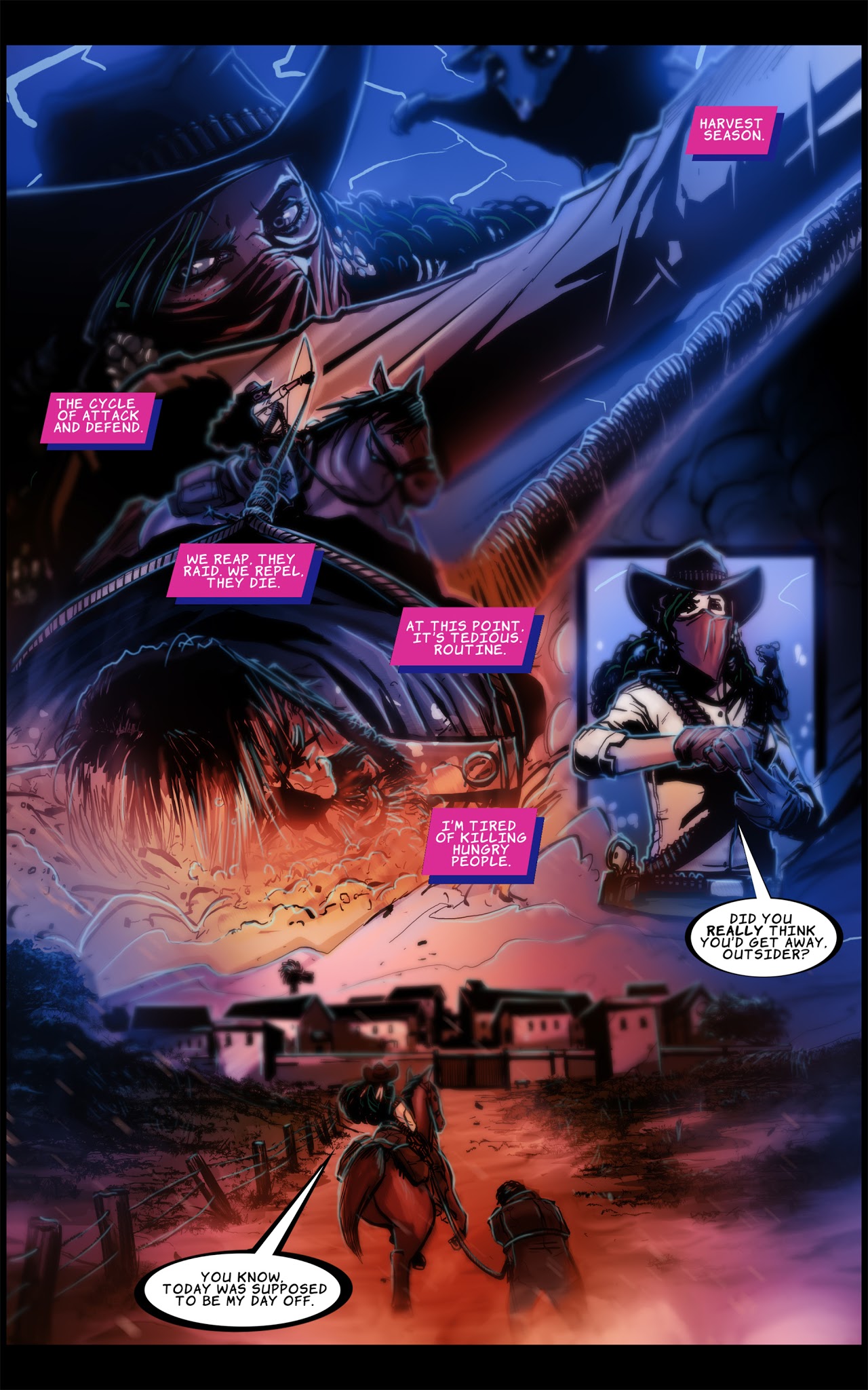 Read online Outrider comic -  Issue #1 - 4
