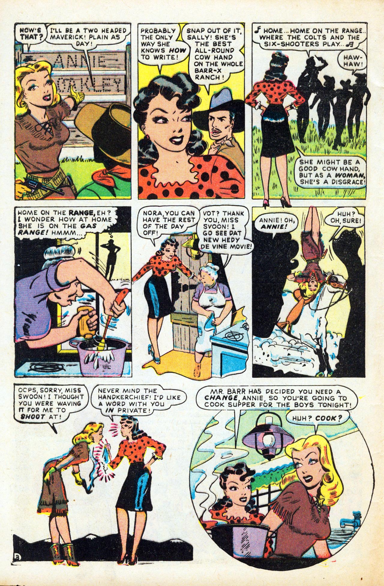 Read online Annie Oakley comic -  Issue #2 - 44