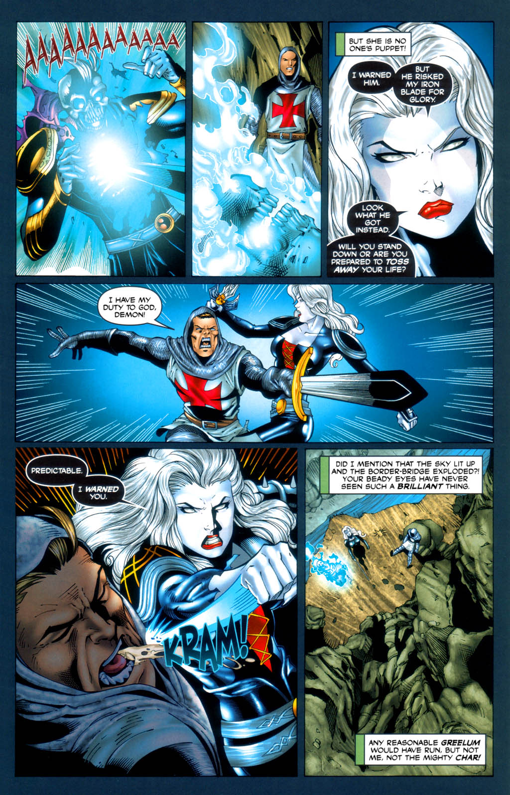 Read online Brian Pulido's Medieval Lady Death comic -  Issue #1 - 5