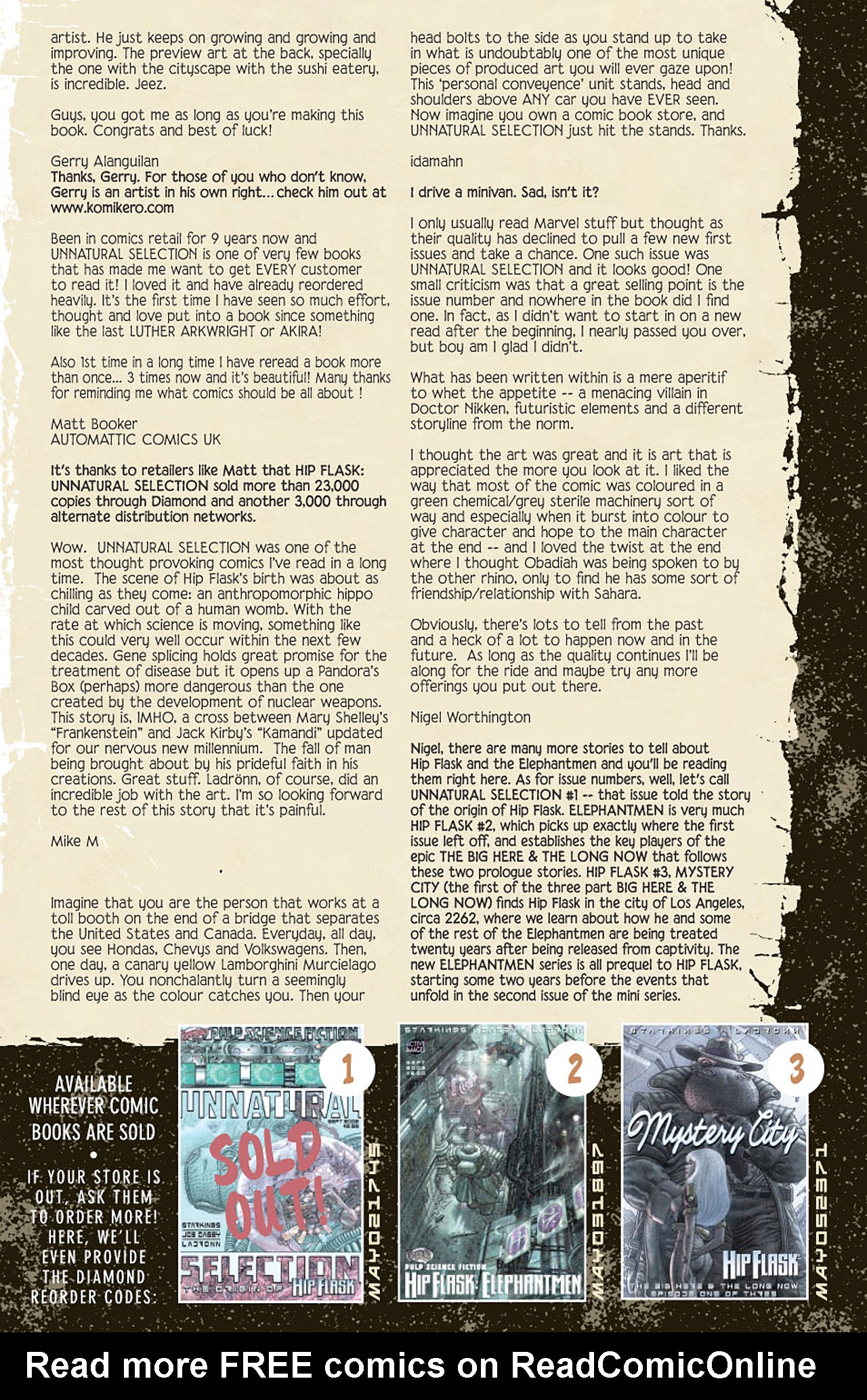 Read online Elephantmen comic -  Issue #2 - 14
