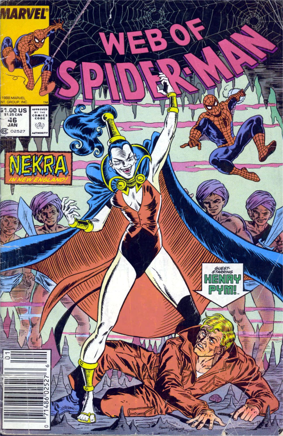 Read online Web of Spider-Man (1985) comic -  Issue #46 - 1