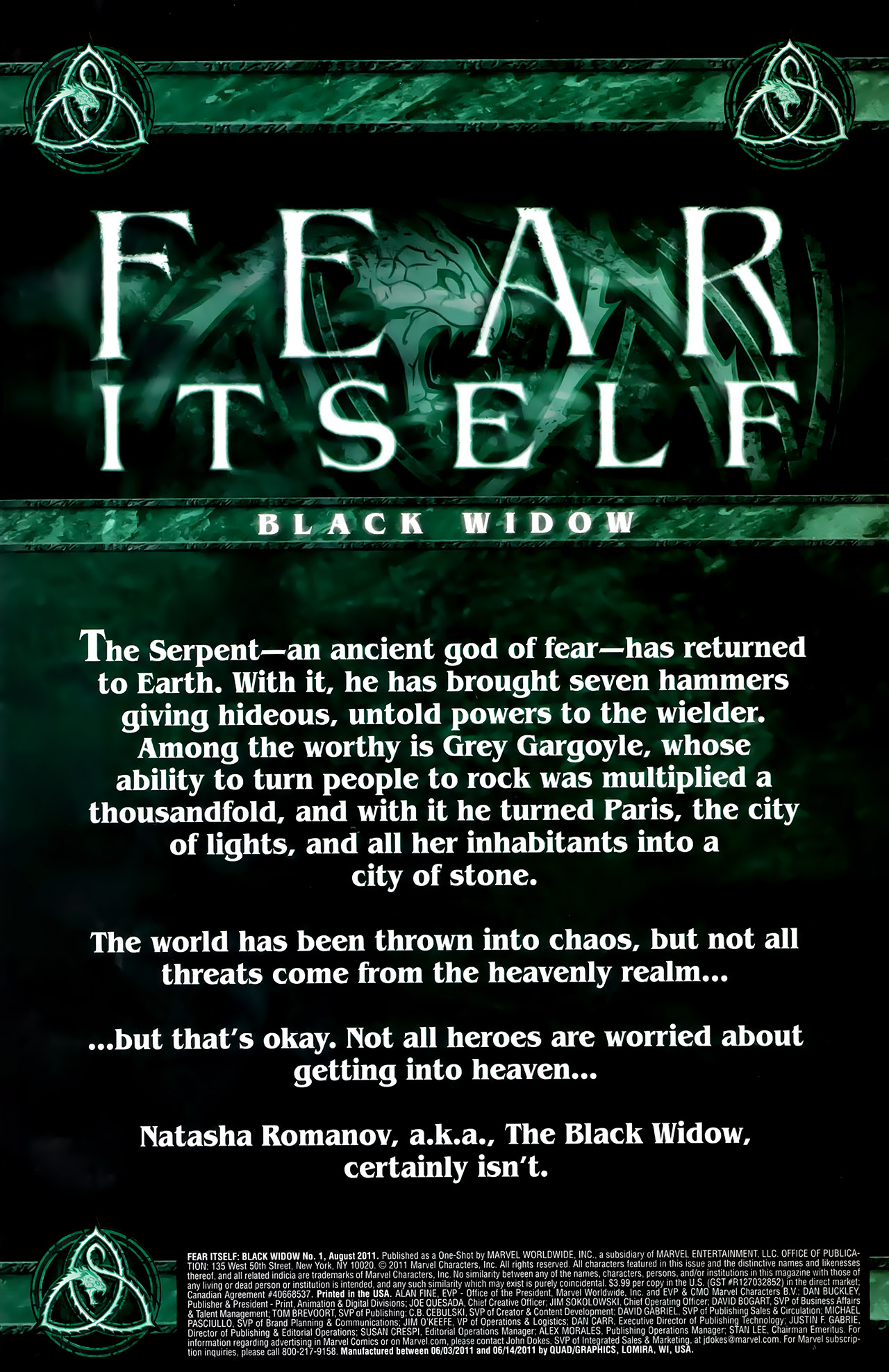 Read online Fear Itself: Black Widow comic -  Issue # Full - 2