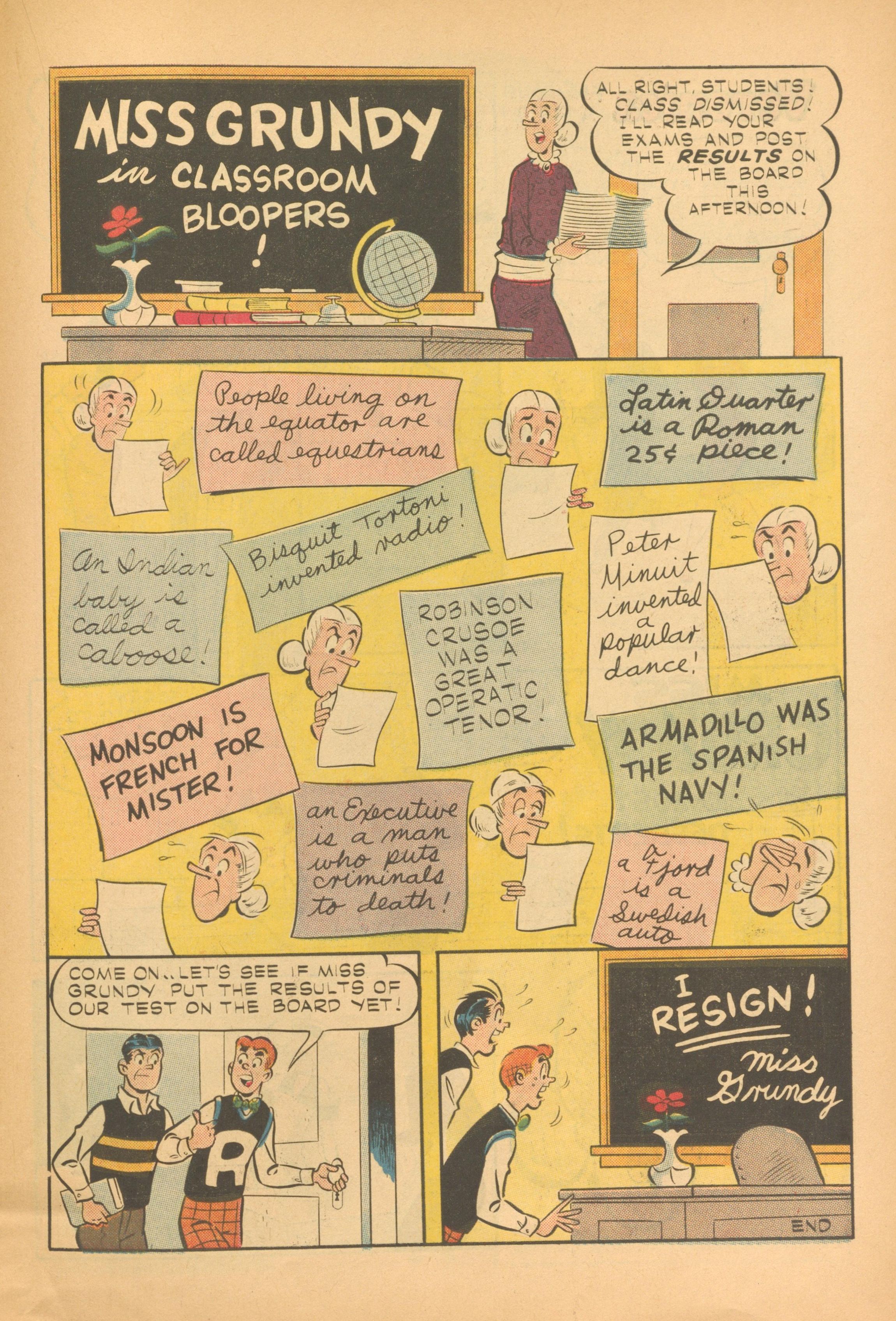 Read online Archie's Joke Book Magazine comic -  Issue #55 - 23