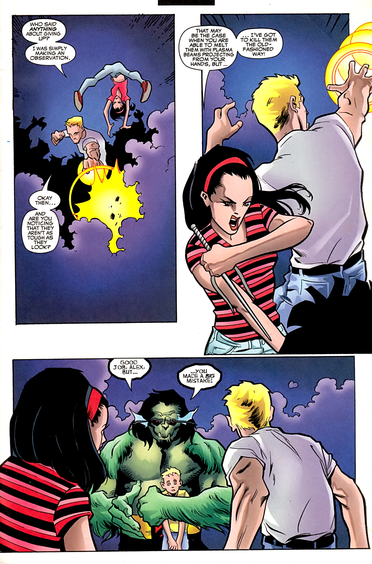 Read online Mutant X comic -  Issue #7 - 21
