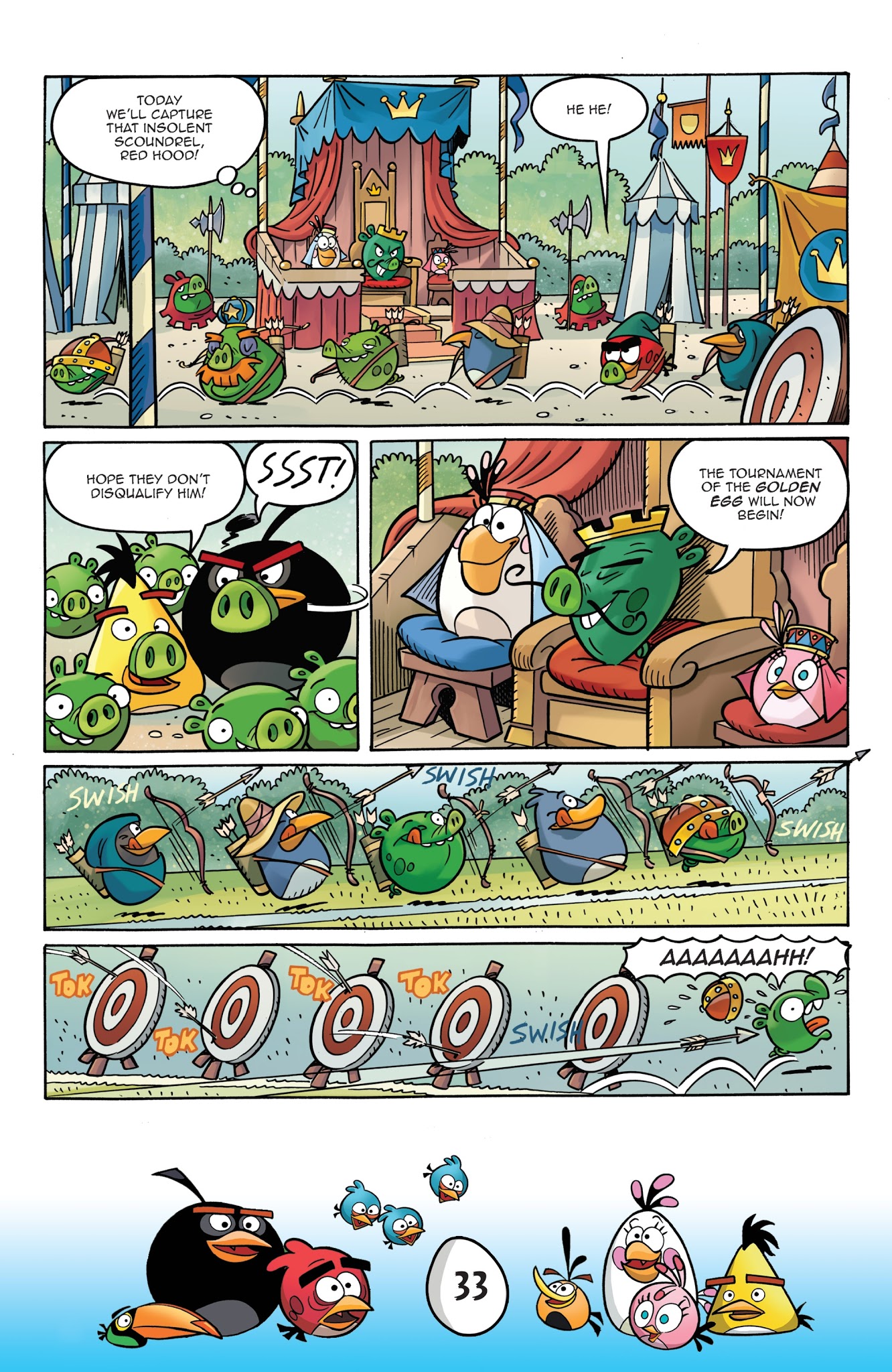 Read online Angry Birds Comics Quarterly comic -  Issue # Issue Monsters and Mistletoe - 35
